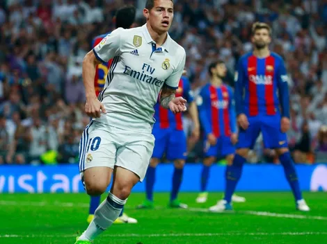 La alegría más grande y efímera que tuvo James en el Real Madrid