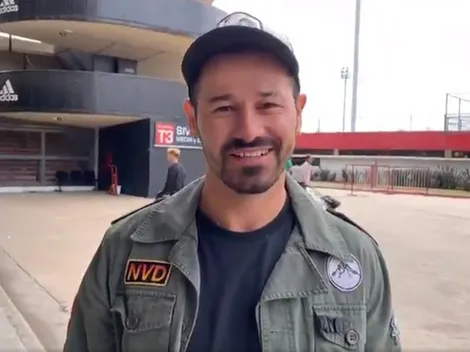 Mora visitó al plantel y le dejó un mensaje a todos los hinchas de River