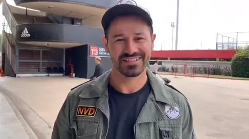 Mora visitó al plantel y le dejó un mensaje a todos los hinchas de River