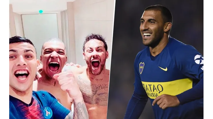 Siempre Boca: salió campeón en Francia y Paredes le mandó un regalo a Wanchope Ábila