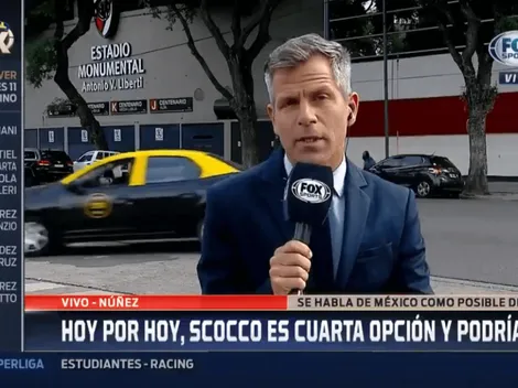 En FOX Sports tiraron que "Scocco es cuarta opción y podría irse": sus posibles destinos