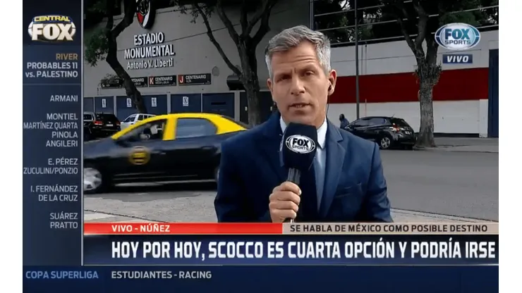 En FOX Sports tiraron que "Scocco es cuarta opción y podría irse": sus posibles destinos