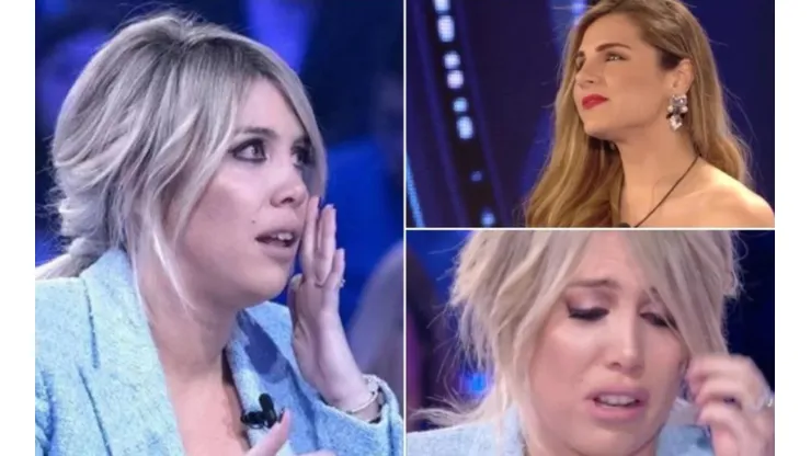 Lágrimas de Wanda Nara en la televisión italiana: "No soy una bruja"