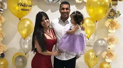 Foto de Jeison Murillo y su familia.