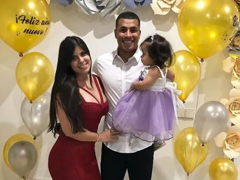 La mujer de Jeison Murillo subió una hermosa foto en pijama familiar a Instagram