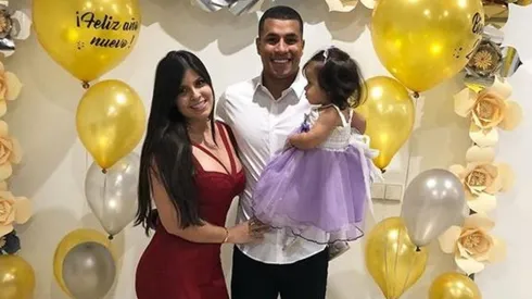 Foto de Jeison Murillo y su familia.