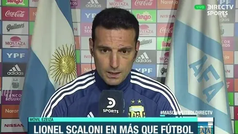 Scaloni sobre el lugar que tiene Menotti en sus decisiones: "La información está errada"