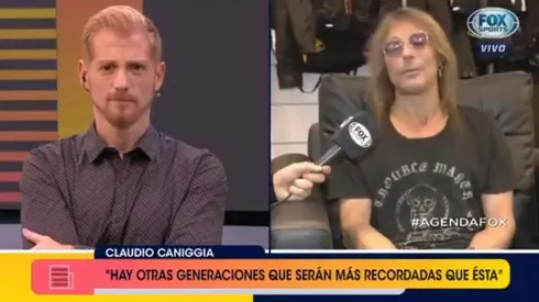 Claudio Caniggia en Fox Sports.