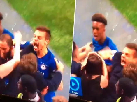 Video: Higuaín celebró su gol ¡tirándose de cabeza a los senos de una mujer!