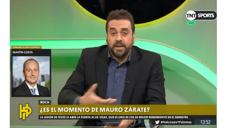 Distasio contó que "empezó la campaña para que convoquen a Zárate a la Selección"