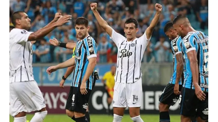 Libertad vs Gremio por la Copa Libertadores.