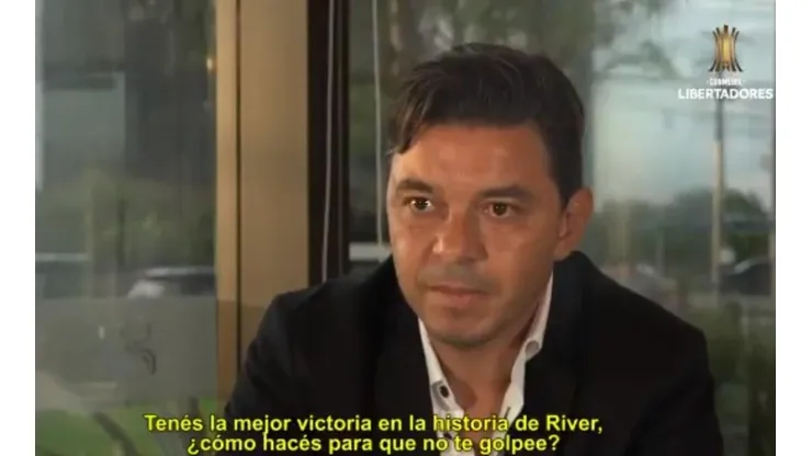 Marcelo Gallardo: "La mejor medicina a una buena victoria es una derrota"