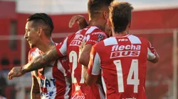 El festejo de los jugadores de Unión.