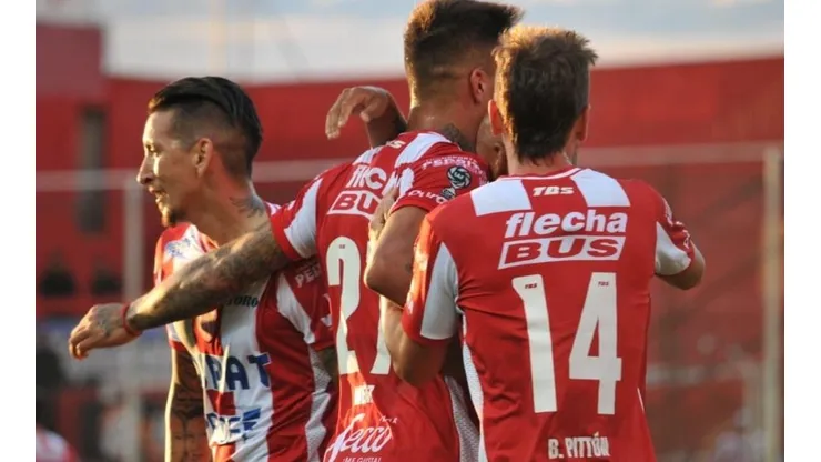 El festejo de los jugadores de Unión.