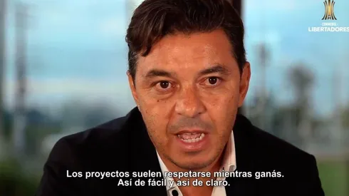 Gallardo en nota con la Conmebol.