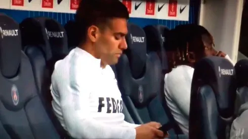 Falcao y un Compex en el banco del Mónaco.