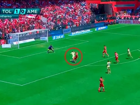 Anticipó, ganó y dejó sentado al arquero: golazo de Roger Martínez para el América