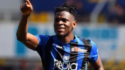 Duván Zapata con la camiseta de Atalanta.