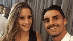 El volante se mostró muy romántico en las redes.