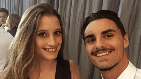 El volante se mostró muy romántico en las redes.