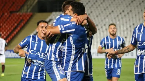 La alegría de los jugadores de Godoy Cruz.