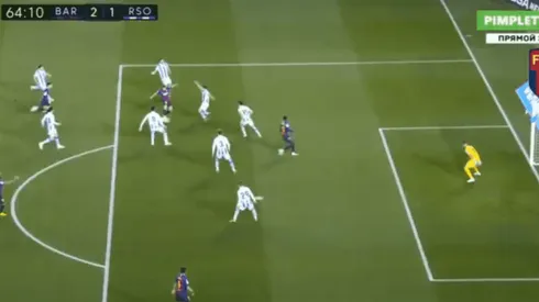 Esta vez no se la devolvió a Messi: Jordi Alba enganchó y clavó un golazo