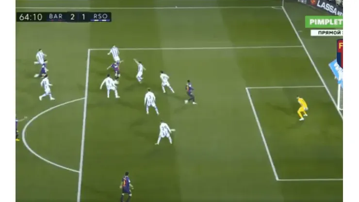 Esta vez no se la devolvió a Messi: Jordi Alba enganchó y clavó un golazo