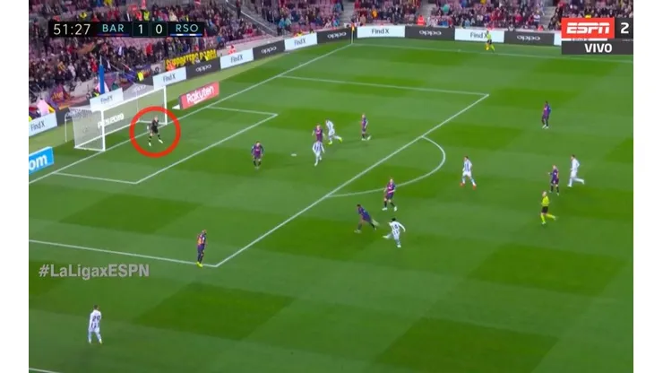 Atajada de Ter Stegen.