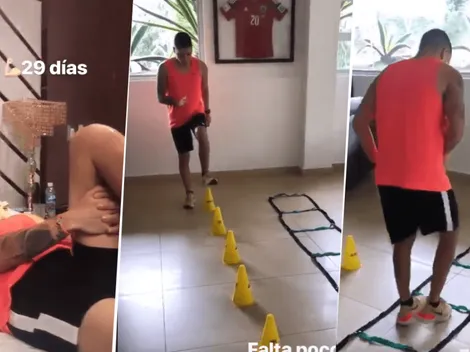 Juanfer Quintero mostró en Instagram que ya falta menos para volver