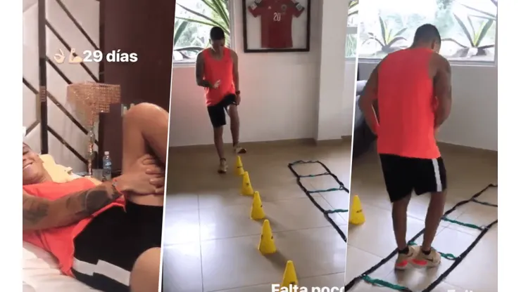 Juanfer Quintero mostró en Instagram que ya falta menos para volver