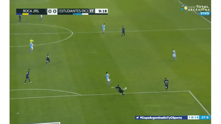 A lo Migliore: Marcos Díaz casi se manda un blooper gigante y asustó a todo Boca