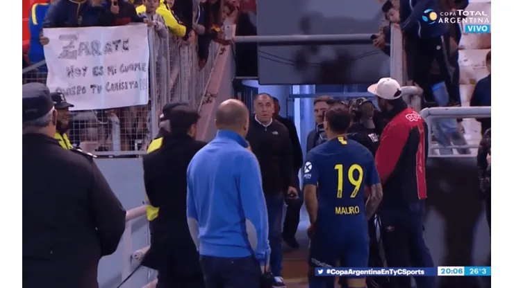 El buen gesto de Zárate con un nene hincha de Boca que cumplía años