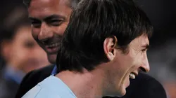 Mourinho y Messi, frente a frente.