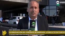 Foto de Martín Costa, periodista de TNT Sports.