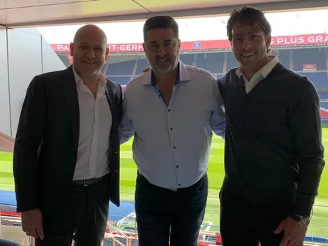 Angelici aprovechó y pasó por Francia para hablar con directivos del PSG