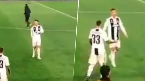 La reacción de Cristiano, captada por las cámaras de AS.