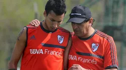 Vangioni saludó a lo Ramón Díaz