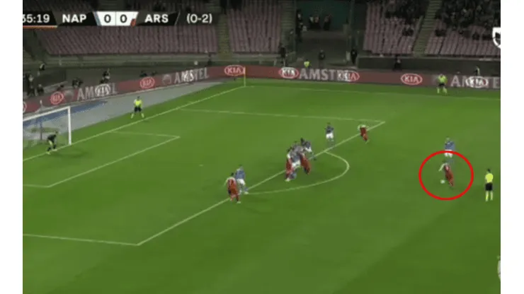 Con Ospina seguro no le hacen este gol al Nápoles