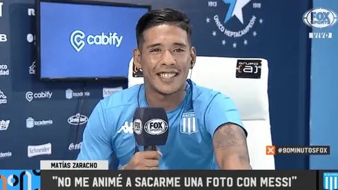 Zaracho contó que no se animó a pedirle una foto a Messi: "Me daba vergüenza"