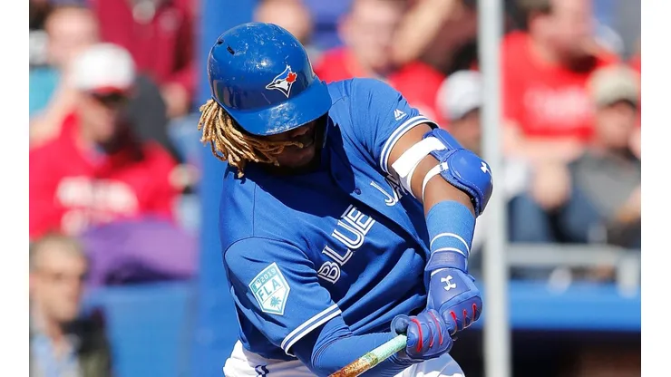 Vladimir Guerrero Jr calla a sus críticos con cuadrangular fuera del parque