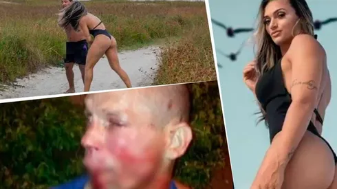 Fotos: hombre cometió un acto asqueroso delante de una luchadora de MMA y ella le dio una paliza