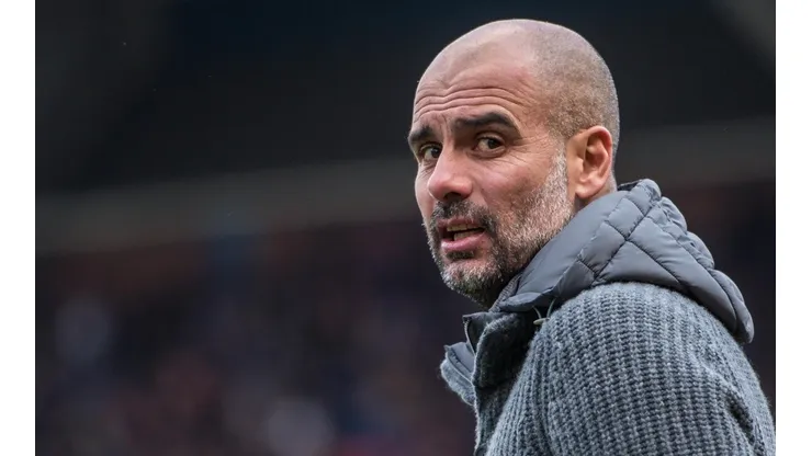 Foto de Pep Guardiola, entrenador de Manchester City.