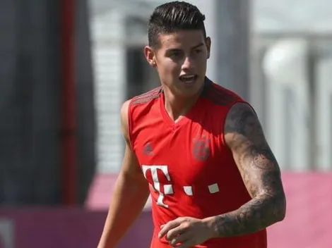 James Rodríguez va de nuevo a la enfermería del Bayern Múnich