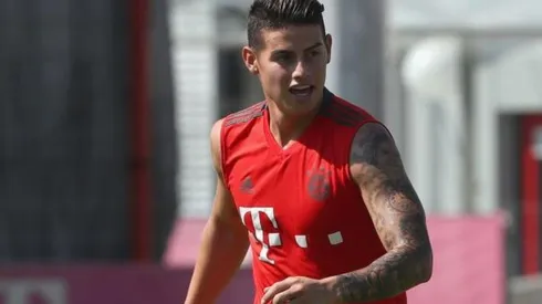 James Rodríguez va de nuevo a la enfermería del Bayern Múnich