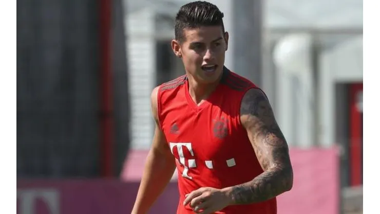 James Rodríguez va de nuevo a la enfermería del Bayern Múnich
