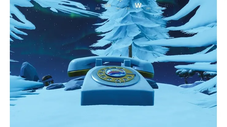 Donde encontrar los grandes teléfonos para marcar el número de Hamburrrguesa y Pozo de Pizza en Fortnite - Desafíos Semanales