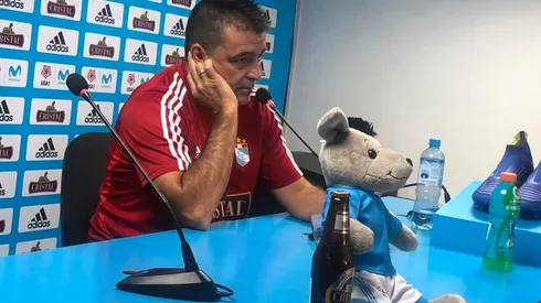 ¡Está convencido! el técnico de Cristal confía en dar la vuelta a las adversidades y clasificar en la Copa Libertadores