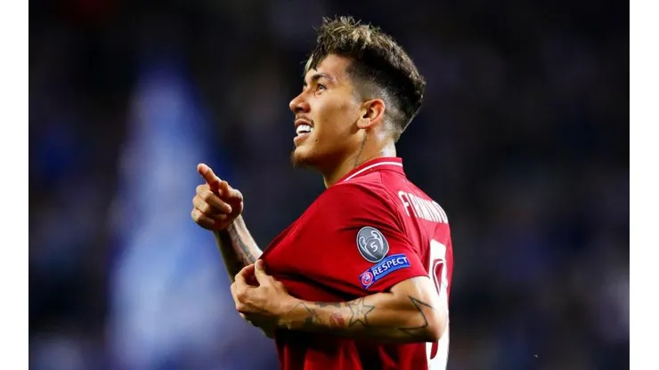 BOBBY FIRMINO. El centrodelantero marcó en la goleada del Liverpool (Foto: Getty).