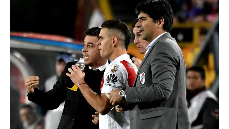 Santos Borré: "Gallardo sabe que tiene todos jugadores titulares"
