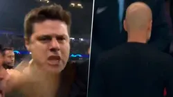 Las dos caras de la moneda: la reacción de Pochettino y Guardiola al finalizar el partido